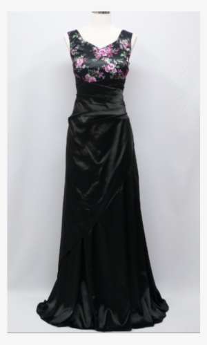sleek evening gown