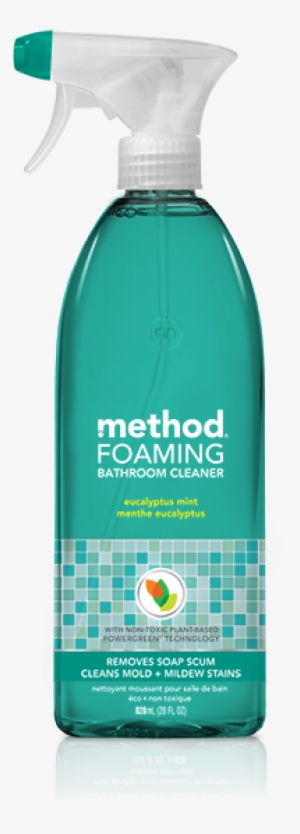 Foaming Bathroom Cleaner - Method Eucalyptus Mint Foaming Bathroom ...