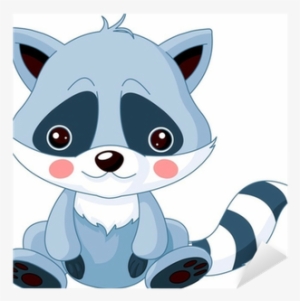 Raccoon Sticker • Pixers® • We Live To Change - Mapaches Tiernos ...