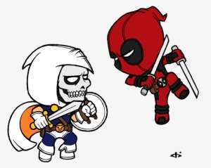 Little Deadpool Vs Little Taskmaster By Josh308 On - Deadpool Vs ...