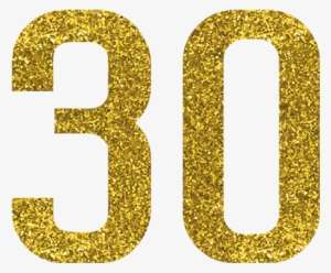 Download Gold Number 30 Png | Transparent PNG Download | SeekPNG