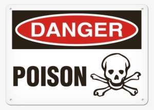 Poison Sign Rectangular Safety Sign, Danger Poison, Signs By Incom - Skull And Crossbones ...
