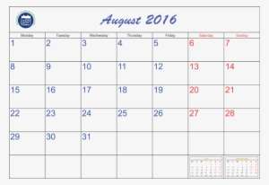 August 2016 Calendar Printable - 371 3714931 August 2016 Calendar Printable Piazza Dei Miracoli 