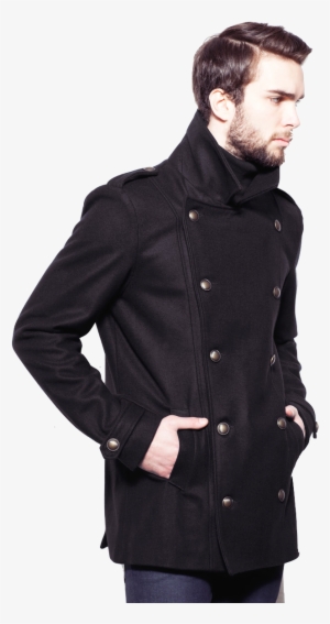 Mens Winter Coat - Trench Coat Png Man