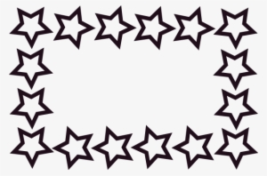 Star Border Clip Art Stars Clipart Black And White - Star Wars Frames ...