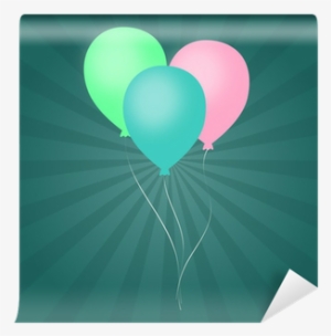 Pastel Balloons Vortex Background Wall Mural • Pixers® - Heart PNG ...