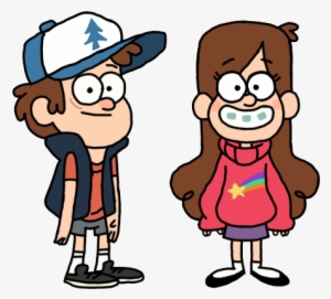 Dipper And Mabel Pines From Gravity Falls - Dipper Pines T…