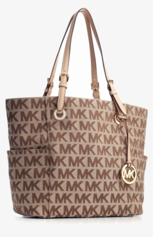 light brown mk purse