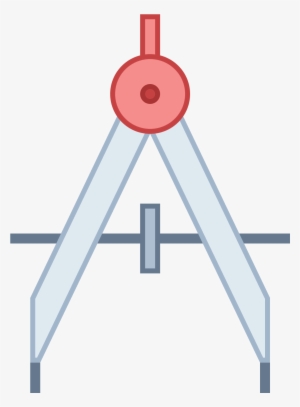 This Icon Represents A Drafting Compass - Vetor Compasso Png PNG Image ...
