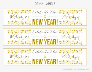 Happy New Year Printable Tags PNG Image | Transparent PNG Free Download ...