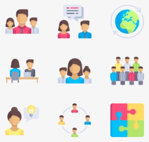 Icons Clipart Teamwork - Employee Engagement Icon PNG Image ...