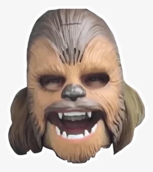 Candace Payne Chewbacca Mom Sticker - Mujer Con Mascara De Chewbacca ...