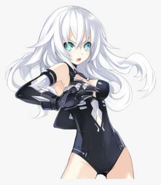 62 - Noire - Hyperdimension Neptunia Noire Hdd PNG Image | Transparent