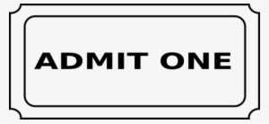 Ticket Template Admit One PNG Image | Transparent PNG Free Download on ...