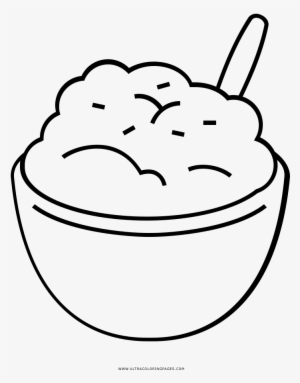 Mashed Potatoes Coloring Page Mashed Potatoes Clipart Black And White Png Image Transparent Png Free Download On Seekpng