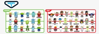 Disney Pixar - Checklist Ooshies Marvel Series 4 PNG Image ...