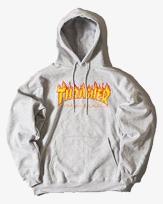 thrasher flame pullover hoodie