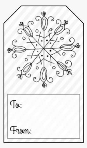 75" X 3" - Christmas Label Black And White PNG Image | Transparent PNG ...