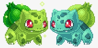 Bulbasaur Mini Sprite - Bulbasaur Pixel Art PNG Image | Transparent PNG ...