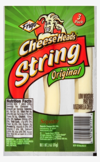 String Cheese Header Frigo Cheese Heads String Cheese, Original, 12-pack - Cheese Head ...