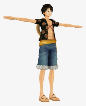 Download Zip Archive - One Piece Pirate Warriors Luffy Model