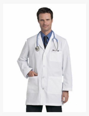Landau Men's Lab Coat - Medical Uniform Coat Men