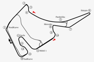 Circuit Layout Hockenheimring - Real Racing 3 Circuit Maps