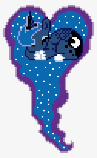 Princess Luna Heart Mlp Pixel Art Grid Hearts Png Image Transparent Png Free Download On Seekpng princess luna heart mlp pixel art