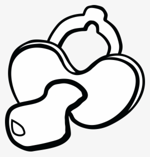Black And White Pacifier PNG Image | Transparent PNG Free Download on ...