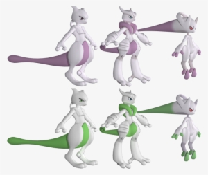 Download Zip Archive - Mew Pokemon Model Sheet