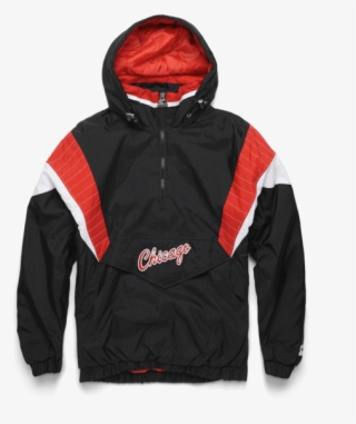 starter chicago bulls pullover jacket