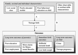 Possible Causes And Consequences Of A Teenage Birth PNG Image ...