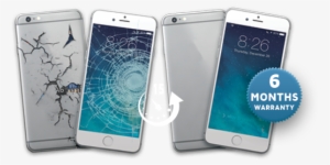 Iphone X Broken Screen Repair PNG Image 