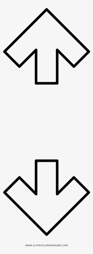 Up Down Arrows Coloring Page PNG Image | Transparent PNG Free Download ...