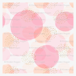 Pink Polka Dot Pattern Water Color - Abstract Geometric Seamless ...