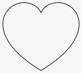 Coloring Book Heart Valentine's Day Shape - White Heart No Background ...