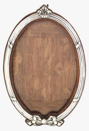 Antique Edwardian Sterling Silver Bow Ribbon Oval Shape - Oval PNG ...