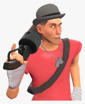 Scout With The Modest Pile Of Hat Tf2 Scout Team Fortress 2 Png PNG