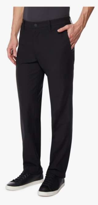 Stretch Black Pants - Pocket PNG Image 