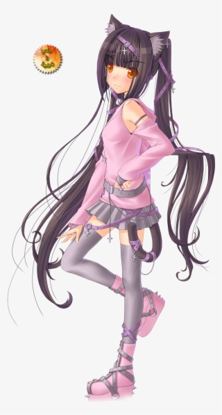 Cat Girl - Anime Cat Girl Render PNG Image | Transparent PNG Free ...