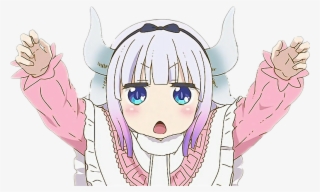 Sticker Kikoojap Kanna Kamui Kobayashi San Chi No Maid - Cartoon PNG