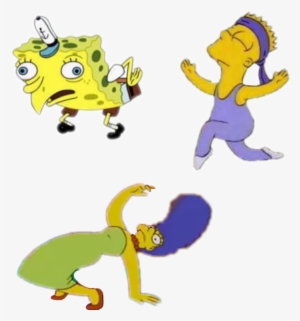 Hd Full Momos Bart Graphic Black And White Stock - Do Your Work Spongebob