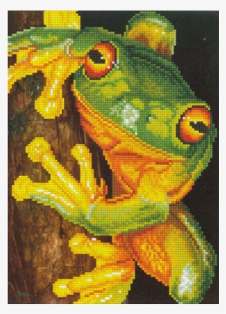 Green Tree Frog Diamond Dotz - Diamond Dotz Green Tree Frog