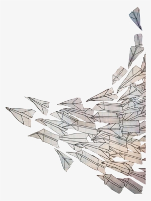 Paper Airplane Tumblr Download Airplane Carried Me To Bed Png Image Transparent Png Free Download On Seekpng