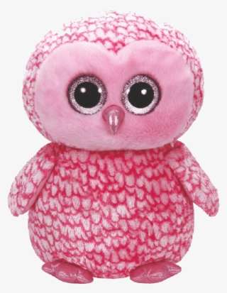 Pinky The Pink Barn Owl Beanie Boo Pinky Large Png Image Transparent Png Free Download On Seekpng