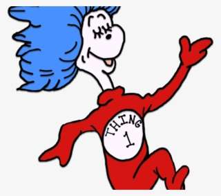 Free Png Download Thing One And Thing Twodr Seuss Coloring - Dr Seuss ...