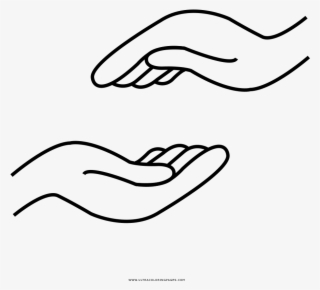Helping Hand Coloring Page Mao Amiga Png Png Image Transparent Png Free Download On Seekpng