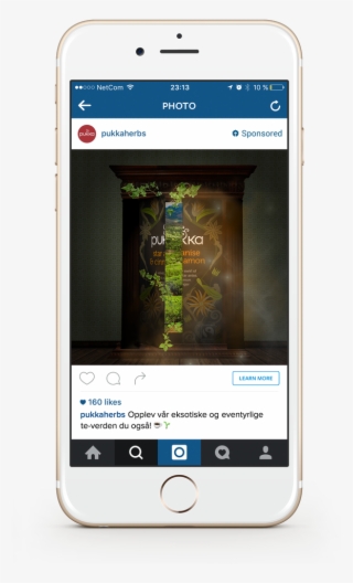 Download Iphone Instagram Mockup Instagram Ad Mock Up Png Image Transparent Png Free Download On Seekpng