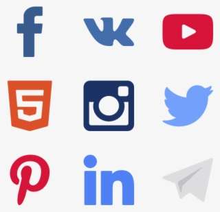 Social Media Logos Png Web Design 50 Free Icons Svg - Iconic Social ...