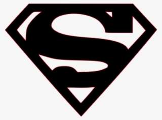 Superman File Size - Superman Logo Black Png PNG Image | Transparent ...